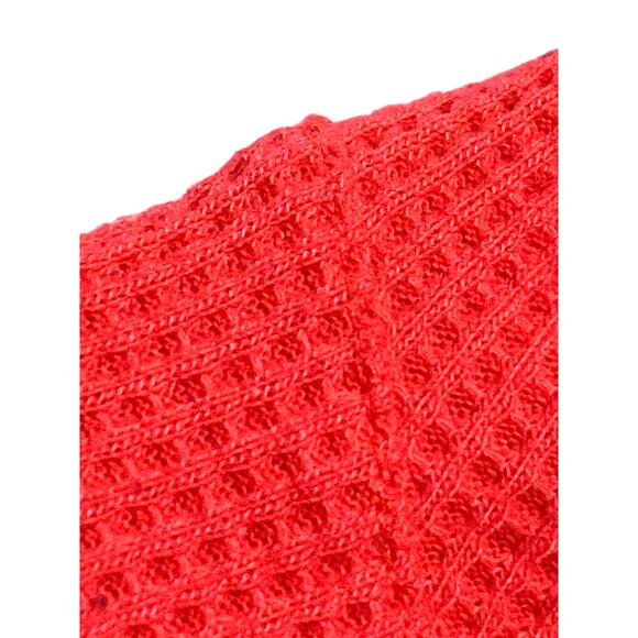 Under Armour Semi Fitted Cold Gear Waffle Knit Cowl Neck Women L Athleisure Neon - Picture 4 of 9